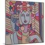 Pop Deco Lady 512-Howie Green-Mounted Giclee Print