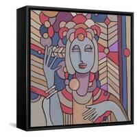 Pop Deco Lady 512-Howie Green-Framed Stretched Canvas