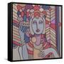 Pop Deco Lady 512-Howie Green-Framed Stretched Canvas