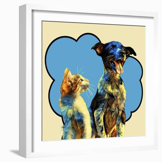 Pop Dog IX-Kim Curinga-Framed Art Print