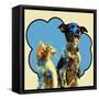 Pop Dog IX-Kim Curinga-Framed Stretched Canvas