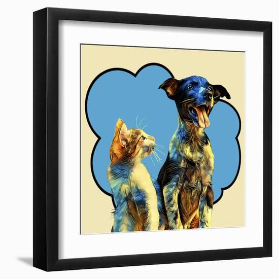 Pop Dog IX-Kim Curinga-Framed Art Print