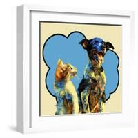 Pop Dog IX-Kim Curinga-Framed Art Print