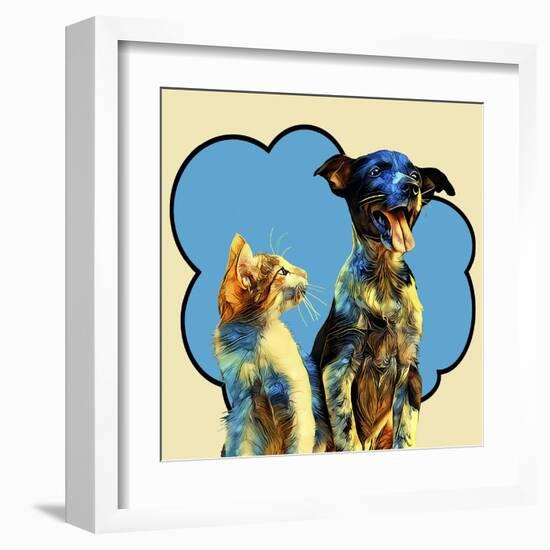 Pop Dog IX-Kim Curinga-Framed Art Print