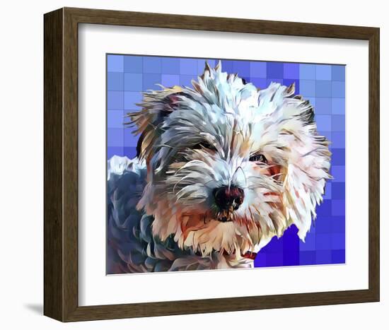 Pop Dog V-Kim Curinga-Framed Art Print