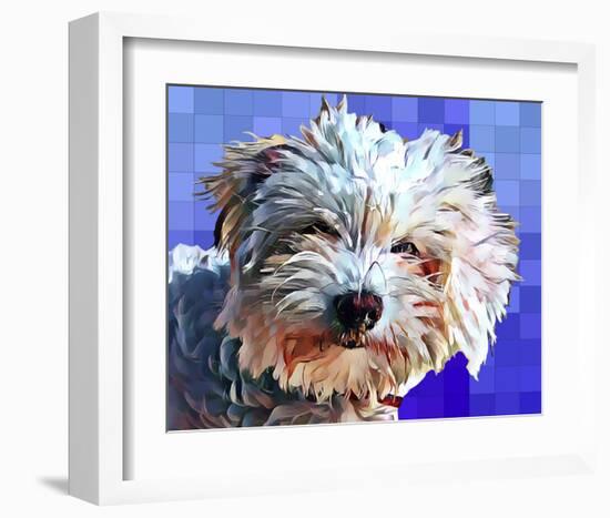 Pop Dog V-Kim Curinga-Framed Art Print