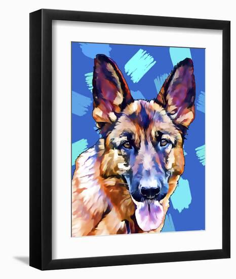 Pop Dog XI-Kim Curinga-Framed Art Print