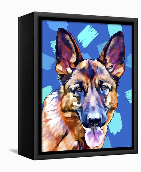 Pop Dog XI-Kim Curinga-Framed Stretched Canvas