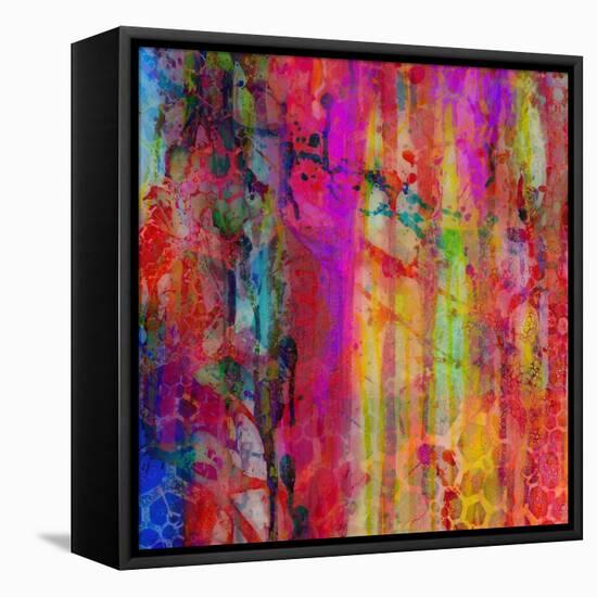 Pop Drip I-Ricki Mountain-Framed Stretched Canvas