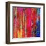 Pop Drip II-Ricki Mountain-Framed Art Print