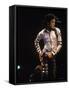 Pop Entertainer Michael Jackson Singing and Dancing at Event-David Mcgough-Framed Stretched Canvas