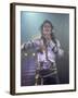 Pop Entertainer Michael Jackson Singing at Event-David Mcgough-Framed Premium Photographic Print