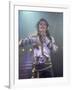 Pop Entertainer Michael Jackson Singing at Event-David Mcgough-Framed Premium Photographic Print