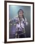 Pop Entertainer Michael Jackson Singing at Event-David Mcgough-Framed Premium Photographic Print