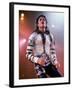 Pop Entertainer Michael Jackson Singing at Event-David Mcgough-Framed Premium Photographic Print