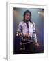 Pop Entertainer Michael Jackson Singing at Event-David Mcgough-Framed Premium Photographic Print