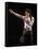 Pop Entertainer Michael Jackson Singing at Event-David Mcgough-Framed Stretched Canvas