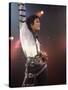 Pop Entertainer Michael Jackson Striking a Pose at Event-David Mcgough-Stretched Canvas