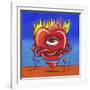 Pop Flame Heart-Howie Green-Framed Giclee Print