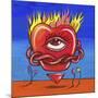 Pop Flame Heart-Howie Green-Mounted Giclee Print