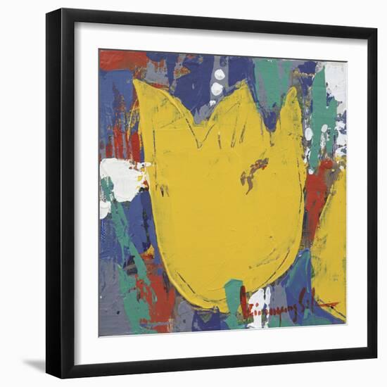 Pop Flower A-08-Myung-Sik Kim-Framed Giclee Print