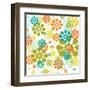 Pop Flowers-Jan Weiss-Framed Art Print