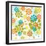 Pop Flowers-Jan Weiss-Framed Art Print