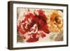 Pop Flowers-Sarah Ward-Framed Art Print