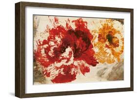 Pop Flowers-Sarah Ward-Framed Art Print