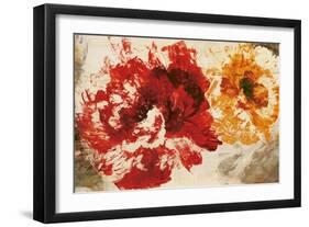 Pop Flowers-Sarah Ward-Framed Art Print