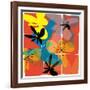 Pop Goes Space Three-Jan Weiss-Framed Art Print