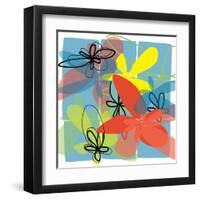 Pop Goes Space Two-Jan Weiss-Framed Art Print