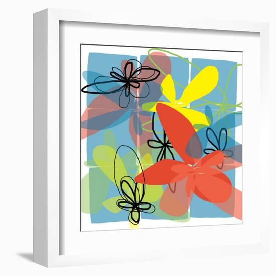 Pop Goes Space Two-Jan Weiss-Framed Art Print