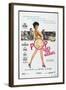 POP GOES THE WEASEL, US poster, Lola Falana, 1975-null-Framed Art Print