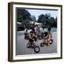 Pop Group Jackson Five: Jackie, Parents Joe and Katherine, Marlon, Tito, Jermaine and Michael-John Olson-Framed Premium Photographic Print