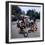 Pop Group Jackson Five: Jackie, Parents Joe and Katherine, Marlon, Tito, Jermaine and Michael-John Olson-Framed Premium Photographic Print