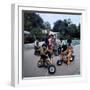 Pop Group Jackson Five: Jackie, Parents Joe and Katherine, Marlon, Tito, Jermaine and Michael-John Olson-Framed Premium Photographic Print