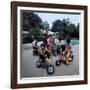 Pop Group Jackson Five: Jackie, Parents Joe and Katherine, Marlon, Tito, Jermaine and Michael-John Olson-Framed Premium Photographic Print