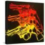 Pop Gun 1-Abstract Graffiti-Stretched Canvas