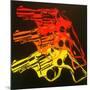 Pop Gun 1-Abstract Graffiti-Mounted Giclee Print