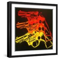 Pop Gun 1-Abstract Graffiti-Framed Giclee Print