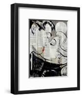 Pop Kiss-Loui Jover-Framed Art Print