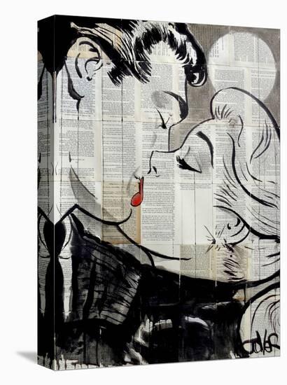 Pop Kiss-Loui Jover-Stretched Canvas