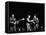 Pop Music Group the Beatles in Concert George Harrison, Paul McCartney, John Lennon-Ralph Morse-Framed Stretched Canvas