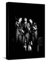 Pop Music Group the Beatles in Concert Paul McCartney, John Lennon, George Harrison-Ralph Morse-Stretched Canvas