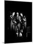 Pop Music Group the Beatles in Concert Paul McCartney, John Lennon, George Harrison-Ralph Morse-Mounted Premium Photographic Print