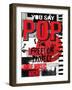 Pop Music, Poster Background Template. Vector Graphic Design.-emeget-Framed Art Print