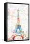 Pop Paris-Jace Grey-Framed Stretched Canvas