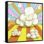 Pop Popcorn-Howie Green-Framed Stretched Canvas