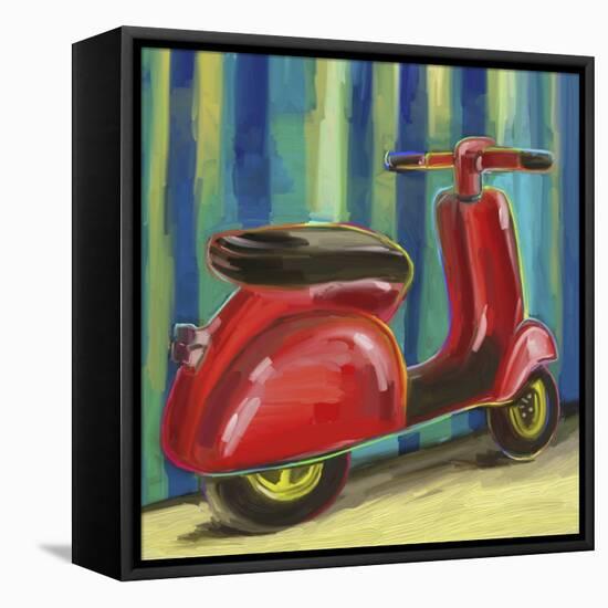 Pop Scooter-Howie Green-Framed Stretched Canvas
